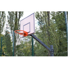 Баскетбольна стійка тренувальна ProSport з 1 опори з щитом і кошиком, код: СТМ-1