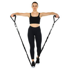 Ручки для еспандера та тренажера Ezous Fit Hook Handles 2шт, чорний, код: F-05
