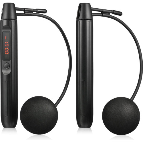 Розумна скакалка Gymtek Smart з дисплеєм і Bluetooth чорна, код: 5907766665519
