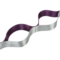 Стрічка стропа з петлями для розтяжки Ezous Stretching Strap 10 петель, сірий-фіолетовий, код: I-02-S52