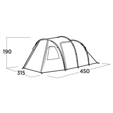 Намет п'ятимісний Easy Camp Hidra 5 (120491), код: 931553-SVA