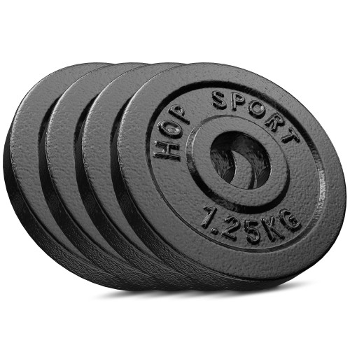 Сет з металевих дисків Hop-Sport Strong 4x1,25кг, код: UT-00000553