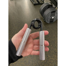 Еспандер-ножиці алюмінієвий PowerPlay Hand Grip 45 кг, срібний, код: PP_4322_45kg
