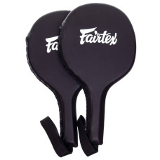Ракетка для тхеквондо одинарна Fairtex 2шт, чорний, код: BXP1_BK