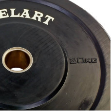Бамперні диски для кроссфіта Zelart Z-Top Bumper Plates гумові 20кг (d-51мм), код: TA-5125-20-S52