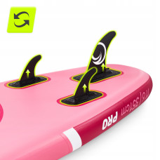 Надувна SUP дошка Tsunami Pro 350 см з веслом T10, рожевий, код: P-5905973405591