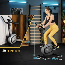 Велотренажер Trex Sport TX-450MB FLEXO магнітний сірий, код: 5902308232396