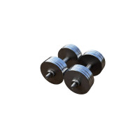 Гантелі металеві розбірні HardSport 2х22 кг, без покриття, код: HS50268