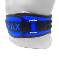 Пояс для важкої атлетики MadMax MFB-421 Simply the Best неопреновий Blue XXL, код: MFB-421-BLU_XXL