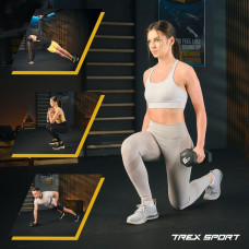 Гантелі для фітнесу неопренові TREX Sport TX-010VD 2x1кг, код: 5902308231214