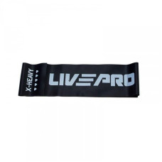 Еспандер стрічка LivePro Fitness Band X-Heavy 2000х150х0,7 мм (11,3кг), чорний, код: 6951376153699