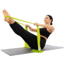 Стрічка еластична для фітнесу та йоги LiveUp Small, зелений, код: LP8415-S