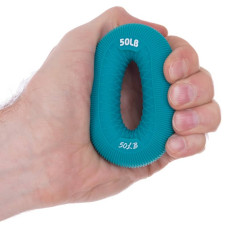 Еспандер кистьовий кільце FitGo Jello 50LB бірюзовий (1шт), код: FI-2526_T-S52