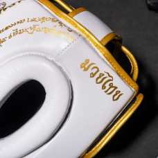 Боксерський шолом Phantom Muay Thai Full Face White Gold, код: PHHG2683
