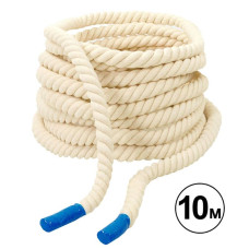 Канат для кроссфіта BioGym Combat Battle Rope 10м білий, код: R-4052-S52