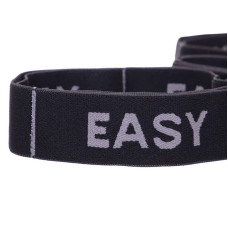 Стрічка еластична з петлями для розтяжки Record Elastiband Easy чорний-сірий, код: FI-6345-A_BKGR