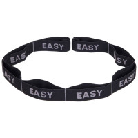 Стрічка еластична з петлями для розтяжки Record Elastiband Easy чорний-сірий, код: FI-6345-A_BKGR