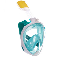 Маска для снорклінга з дихаючим через ніс FitGo Swim One S-M, чорний, код: M2068G_SMBK
