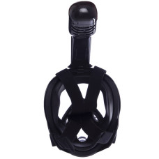 Маска для снорклінга з дихаючим через ніс FitGo Swim One S-M, чорний, код: M2068G_SMBK