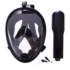 Маска для снорклінга з дихаючим через ніс FitGo Swim One S-M, чорний, код: M2068G_SMBK