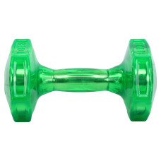 Гантель для фітнесу з TPU покриттям Zelart Jelly Urethane Coated Dumbbells 1х4,5кг, салатовий, код: TA-2946-10LB-S52