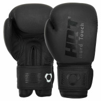 Боксерські рукавиці шкіряні Hard Touch 12 унцій, чорний, код: BO-4230_12BK