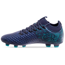 Бутси футбольні Owaxx CR7 розмір 44 (27см), темно-синій-блакитний, код: 191105-4_44DBLN