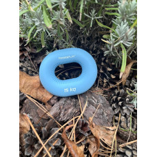Еспандер кистьовий силіконовий PowerPlay Hand Grip Light 15 кг, блакитний, код: PP_4336_Blue_15kg