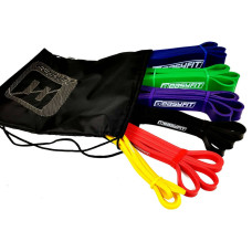Гумові петлі EasyFit: набір 1-110 кг (6 шт), код: EF-1116s-EF