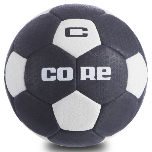 М'яч для вуличного футболу Core Street Soccer №5, чорний-білий, код: CRS-045
