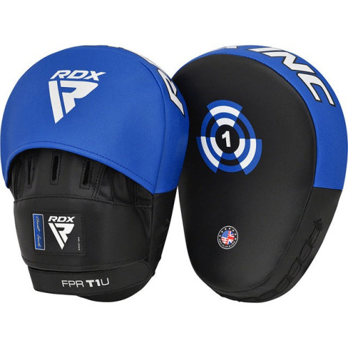 Лапи боксерські RDX T1 Curved Blue/Black, код: FPR-T1UB