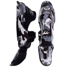 Захист гомілки та стопи для єдиноборств Top King Empower Camouflage L камуфляж сірий, код: TKSGEM-03_LGR-S52