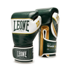 Боксерські рукавички Leone Shock X 10 унцій, зелений, код: 500213-RX