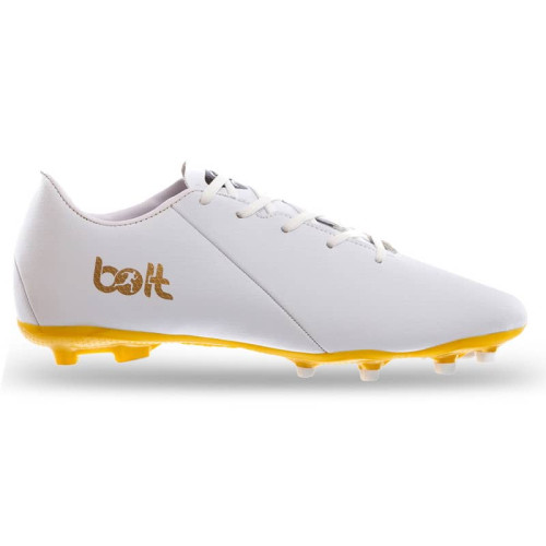 Бутси футбольні Owaxx Bolt розмір 41, білий-чорний-золотий, код: CB2601_41W