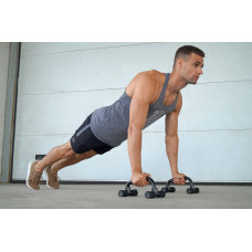 Опори для віджимань скошені PowerPlay Push Up Bars пластикові, код: PP_4316