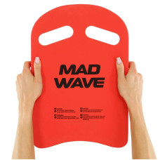 Дошка для плавання MadWave Cross 380x270x40 мм, червоний, код: M072304_R