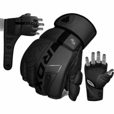 Рукавиці для ММА RDX F6 Kara Matte L, чорний, код: GGR-F6MB-L