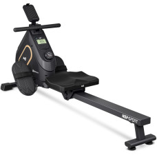 Гребний тренажер Hop-Sport HS-085R Bazel магнітний чорно-золотистий, код: 5902308240391