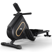 Гребний тренажер Hop-Sport HS-085R Bazel магнітний чорно-золотистий, код: 5902308240391