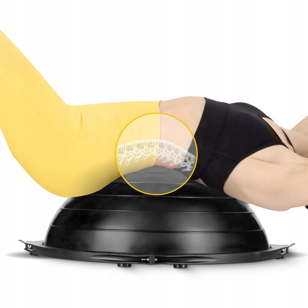 Балансувальна платформа 4Fizjo Bosu Ball 60 см, чорний, код: P-5905973402446