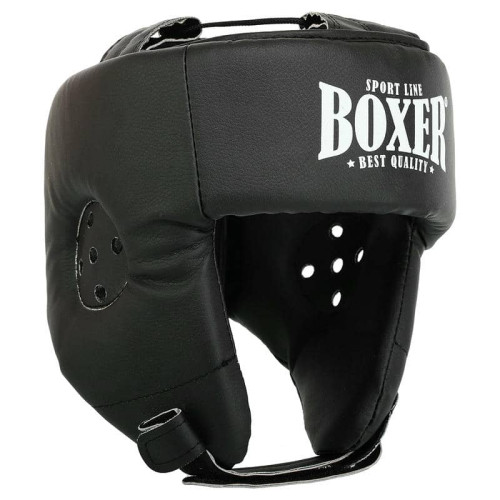 Шолом боксерський відкритий Boxer L, чорний, код: 2028-N_LBK