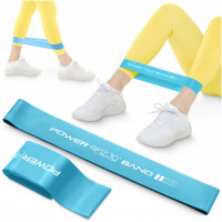 Резинка для фітнесу 4FIZJO Mini Power Band 0.6 мм 1-5 кг Sky Blue, код: P-5907222931103