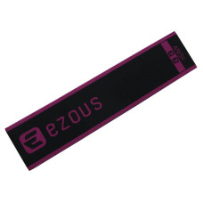Гумка тканинна для вправ стрічка опору Ezous Loop Bands Hip Band Heavy-3 690х80 мм, чорний-фіолетовий, код: K-03-H