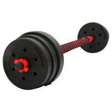 Гантелі трансформер перетворюються на штангу BioGym 3в1 20кг, чорний-червоний, код: TA-9455-20