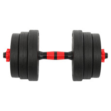 Гантелі трансформер перетворюються на штангу BioGym 3в1 20кг, чорний-червоний, код: TA-9455-20