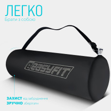 Килимок для йоги та фітнесу EasyFit TPE+TC 1830х610х6 мм двошаровий + Чохол блакитний-синій, код: EF-1924s-LBBL-EF