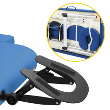 Масажний стіл складний 4Fizjo Massage Table Alu W60 2130х600х760 мм, синій, код: P-5907739318404