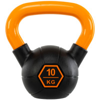 Гиря тренувальна цільна гумова LiveUp Urethane Competition Kettlebell 10кг, -помаранчевий, код: UAZE5336-10
