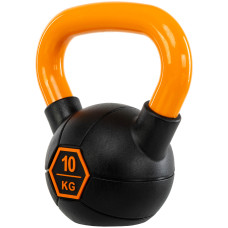 Гиря тренувальна цільна гумова LiveUp Urethane Competition Kettlebell 10кг, -помаранчевий, код: UAZE5336-10