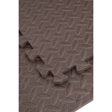 Мат-пазл (ластівчин хвіст) Cornix Mat Puzzle EVA 1200x1200x10 мм, коричневий, код: XR-0238